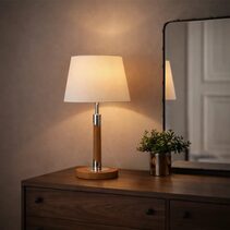 Belmore 1 Light Table Lamp Teak - BELMORE TL-TK