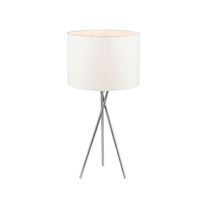 Denise 1 Light Table Lamp White - DENISE TL-CH+WH