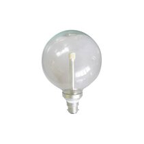 Clear Spherical G125 LED 6W B22 / Warm White - G1251