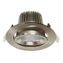 Ecostar 9W Dimmable LED Downlight Satin Nickel / Tri-Colour - S9046TC/SN