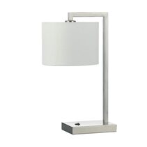 Sala 1 Light Table Lamp Nickel / White - SALA TL-NKWH