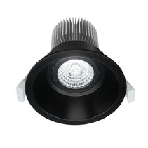Mini Trim-II 10W LED Colour Temperature Changing Gimbal Downlight Black - 20454/06
