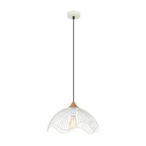 Modern Iron Dome Pendant White - SPIAGGIA2