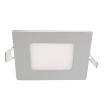 Stow 3W Square LED Step Silver / Warm White - STOW SQ-SL.830