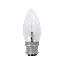 Halogen Candle 18W B22 Clear - CLAHACAN18WBCCL