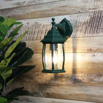 Highgate Down Traditional Outdoor Wall Light Green - OL7661GN