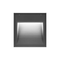 Ostro Square Recessed 19W LED Steplight Graphite Finish / Cool White - 240V - CBL6440