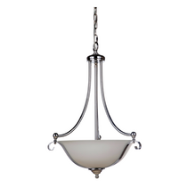 Dallas Single Suspension 3 Light Pendant Chrome - LOI1000138