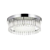 Andela 30W Round Dimmable LED Oyster Light Chrome / Cool White - ANDELA OYRD-850