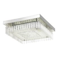 Andela 30W Square Dimmable LED Oyster Light Chrome / Cool White - ANDELA OYSQ-850