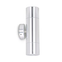 Elegant 12W 240V Up & Down LED Wall Pillar Light Anodised Aluminium / Cool White - AT5004/AND/LED
