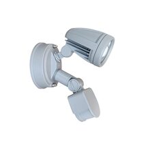 Illume 10W Single LED Spotlight with Sensor Silver / Cool White - ILLUME EX1S-SL