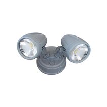 Illume 20W Twin LED Spotlight Silver / Cool White - ILLUME EX2-SL