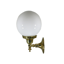 Koscina Wall Light Brass With 6" Opal Gloss Glass - 3000150