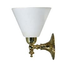 Koscina Wall Light Brass With Cono Opal Glass - 3000154