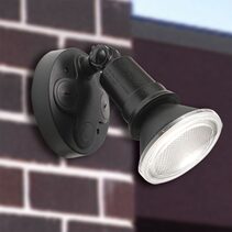 Comet 10W Single LED Floodlight Black / Cool White - COMET EX1-BK