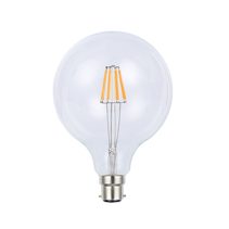 Filament Spherical G125 LED 8W B22 Dimmable / Warm White - LG1258WBC27D