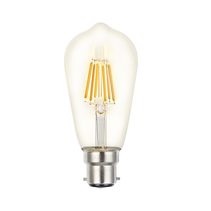 Filament ST64 LED 8W B22 Dimmable / Warm White - LST648WBC27D