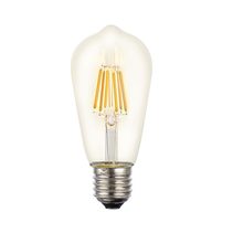 Filament ST64 LED 8W E27 Dimmable / Warm White - LST648WES27D