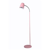 Gooseneck Modern Floor Lamp Matt Pink - Pastel24FL