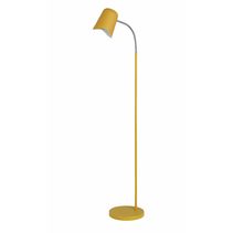 Gooseneck Modern Floor Lamp Matt Yellow - Pastel28FL