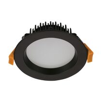 Deco 13W Dimmable LED Downlight Black / Tri Colour - 20421