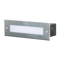 Maxi 7W LED Plain Bricklight Stainless Steel / Warm White - SE7139WW