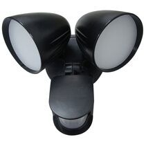 Stargem II 2 x 10W LED Spotlight With Sensor Black Finish / Natural Daylight - SES7060NDL/BK