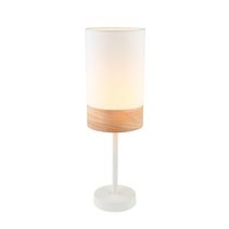 Small Oblong Table Lamp White - TAMBURA07TL