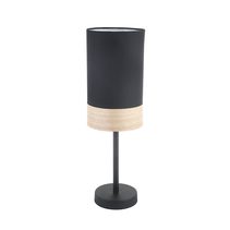 Small Oblong Table Lamp Black - TAMBURA08TL
