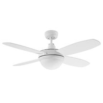 Lifestyle Mini AC 42" Ceiling Fan With 24W Dimmable LED White / Tri-Colour - DLS1043W