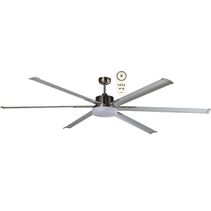Albatross 72" DC Ceiling Fan With Dimmable 24W LED Brushed Nickel / Warm White - MAFML3BR + MAF180B