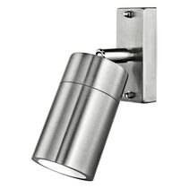 Denver-II 4W LED Single Adjustable 240V Spotlight Stainless Steel / Warm White - 17530/16