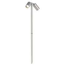 Denver-II 12V Twin Adjustable Path Light Stainless Steel - 19400/16