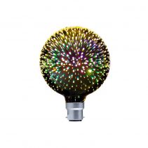 Spectra Series 4W LED B22 Firework Effect G125 Decorative Globe - SPECTRA03