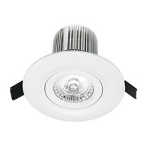 Luxor 10W Dimmable LED Downlight White / Tri-Colour - 20203/05