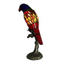 Tiffany Parrot Table Lamp - A027