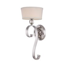 Madison Manor 1 Light Wall Light Imperial Silver - QZ-MADISON-MANOR1-IS