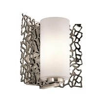Silver Coral Wall Light Classic Pewter - KL/SILCORAL1