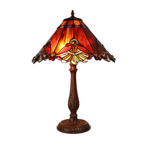 Butterfly Knots Tiffany Table Lamp Red Large - T-271-18