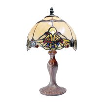 Benita Tiffany Table Lamp Beige - TL-081072B/311S