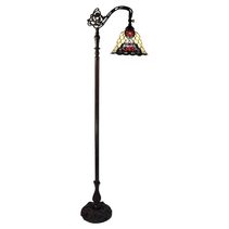 Alicia Edwardian Tiffany Floor Lamp - TL-10053/FLKG