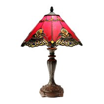 Benita Tiffany Table Lamp Red - TL-141072R/N032