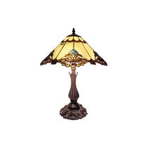 Benita Tiffany Table Lamp Beige - TL-161072B/KG