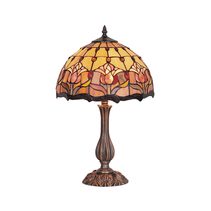 Red Tulip Tiffany Table Lamp Large - TL-17235/KG