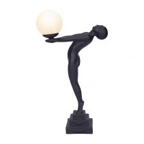 Art Deco Table Lamp Black - TL-5J/BK