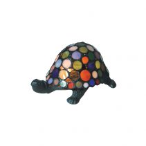 Tiffany Turtle Table Lamp Rainbow - TL-816/MC