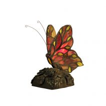 Tiffany Butterfly Table Lamp Red - TL-818/559B
