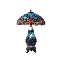 Dragonfly Tiffany Table Lamp Blue - TL-N18018/NBL
