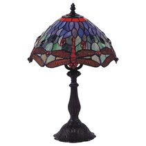Dragonia Tiffany Table Lamp Red - TL-S102-SET